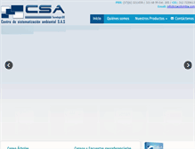 Tablet Screenshot of csacolombia.com